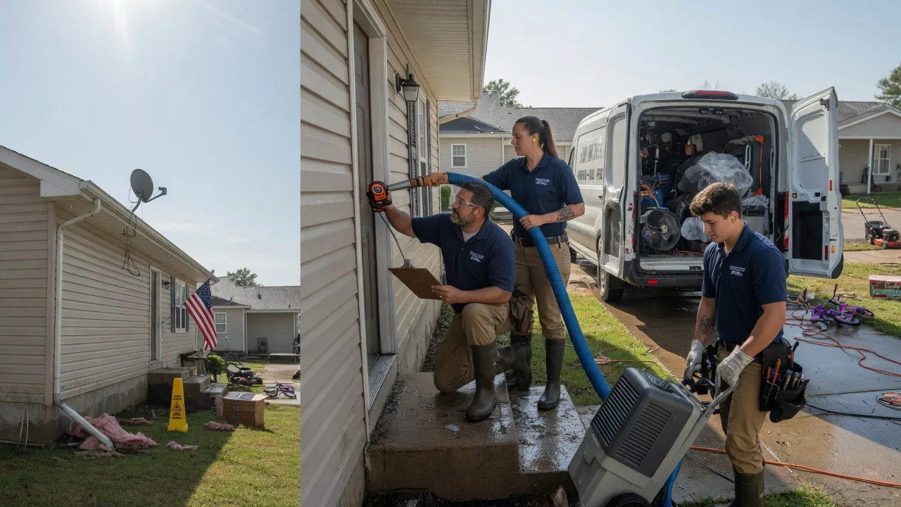Ceiling Water Damage Restoration in Santo, TX near me
